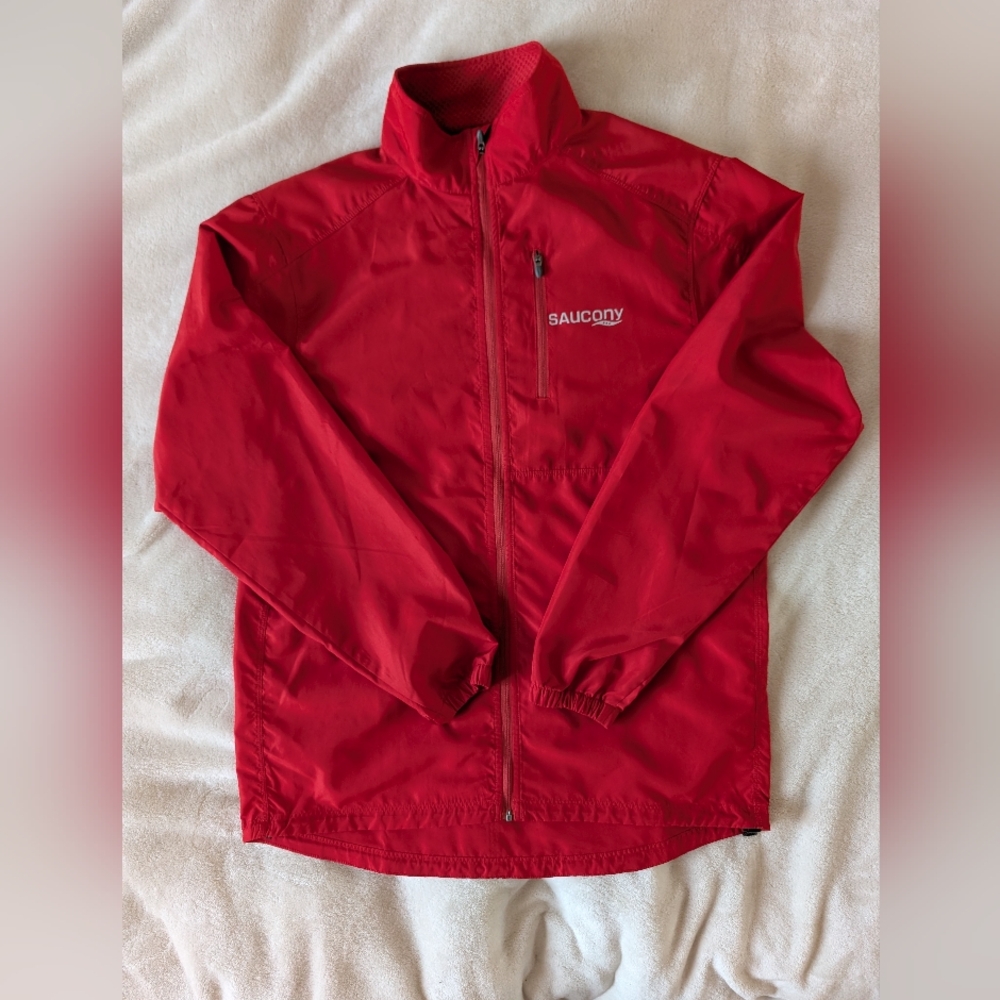 3/$30 Saucony Vibrant Red Athletic Jacket
